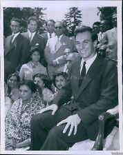 1957 New Aga Khan Prince Karim Meets Ismaili Moslem Leaders Royalty Photo 7X9