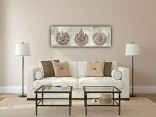 Islamic Wall Art, Canvas Ayatul Kursi, Al Falaq , Al Nas Muslim Home Decoration 