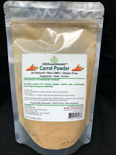 ORGANIC FRESH CARROT JUICE POWDER Concentrated 100% Pure Synergy Nutrition Halal