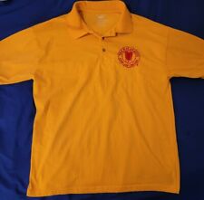 The Halal Guys Employee Polo Shirt XL GREAT CONDITION CLEAN NO WRINKLES Yellow