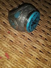 Ring Vintage Afghan Islamic Tribal Seal Stamp Immigtation?Rare Turquoise Cool