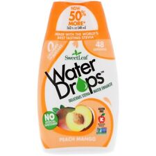 Wisdom Natural, SweetLeaf, Water Drops, Peach Mango, 1.62 fl oz(Pack of 3)