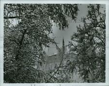 1984 Press Photo Minaret of a Moslem Mosque in Sarajevo, Yugoslavia (Serbia)