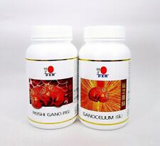 DXN Reishi Gano RG 90 + Ganocelium GL 90 Capsules Ganoderma Lingzhi Express Ship