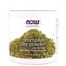 Now Foods European Clay Powder Facial Cleanser & Detox - 14 oz SKIN TONING MASK