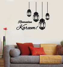 Vinyl Wall Decal Islam Arabic Mosque Ramadan Kareem Stickers Mural (g3543)