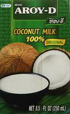 100% Coconut Milk - 8.5 Oz  by Aroy-D Pack of 6
