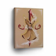 Islamic Wall Home Decor Art Dervish Dance Arabic Calligraphy Canvas Print