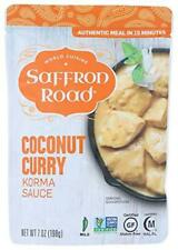 Saffron Road Coconut Curry Simmer Sauce, 7oz - Non-GMO, Gluten Free, Halal,