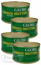 GLOBE Corned Mutton with Juices (Pack of 4 Tin) 11.5 Oz | HALAL 