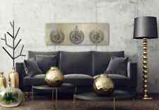 Islamic Wall Art, Canvas Ayatul Kursi, Al Falaq , Al Nas Muslim Home Decoration 