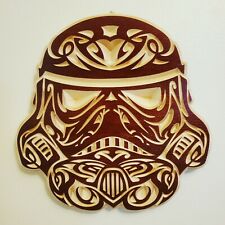 Handmade Storm Trooper Wooden Carving 4