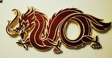 Handmade Side Dragon Wooden Carving Reverse 4