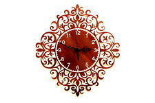 Handmade Wooden Clock Circular Frame 1 3