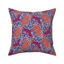 Islamic Mod Persian Chinese Throw Pillow Cover w Optional Insert by Roostery