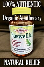 100%NATURAL BOSWELLIA Joint/Knee Pain Relief Vegan Halal Potent Veggie Capsules
