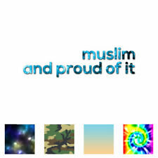 Muslim Proud Pride - Vinyl Decal Sticker - Multiple Patterns & Sizes - ebn2521