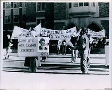 1978 Iranian Moslem Student Association Ayatullah Khomeini Protesters Photo 8X10