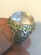 CUSTOM HAND ENGRAVED MEN'S SILVER RING WITH GENUINE ENGRAVED HOLLY QURAN ON DOUR