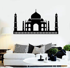 Vinyl Wall Decal Taj Mahal India Mosque Islamic Decor Stickers (ig4331)