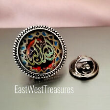 Allah Akbar Muslim Islamic Arabic lapel tie pin tack Brooch-gift for men women