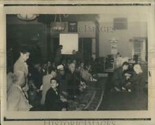 1957 Press Photo Muslims pray at the Islamic Center