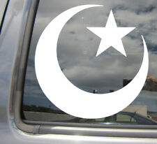 Star and Crescent Moon Ottoman Empire Islam Turkey Car Vinyl Decal Sticker 08025