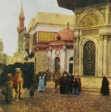 Drinking Fountain Sebil Sabil Kiosk Street Old Cairo Egypt Muslim Stereoview O73