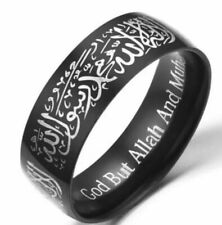 Brand new Muslim Islamic Black shahada Ring Size 10 unisex