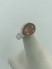 HANDMADE MEN'S SILVER RING WITH BEAUTIFUL ENGRAVED ORANGE YEMANI AQEEQ STONE