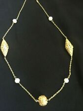 Reproduction of 11 to 13 Century Islamic Jewelry Of A 18K Gold Overlay Necklace 