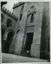1959 Press Photo Islamic Center Mosque being built in Washington, D.C.