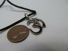 Vintage Sterling Silver Islamic Pendant Necklace