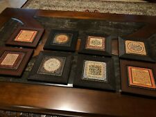 Framed Islamic/Arabic Calligraphy engraved on fine rock Art/Decor