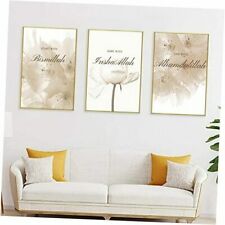 Islamic Muslim Canvas Wall Art Modern Islamic Canvas Painting 20x28inchx3pcs