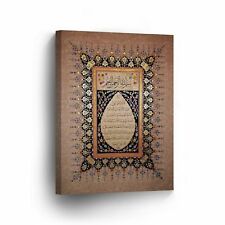 Islamic Wall Home Decor Art Colorful Arabic Calligraphy Canvas Print