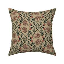 Iznik Islamic Persian Throw Pillow Cover w Optional Insert by Roostery