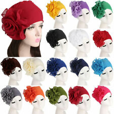 Women Muslim Hijab Hat Turban Cap Flower Head Scarf Cancer Chemo Hair Loss Caps