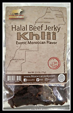Moroccan Khlii Halal Beef Jerky 2.5 Oz/ Khlii Flavor (1 Pack)