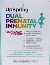  UpSpring Dual Prenatal Immunity Dietary Supplement 30ct Each 6 PACK  Exp 7/22