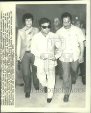 1975 Press Photo Kuleilat, Moslem "Ambushers" leader with bodyguards in Beirut