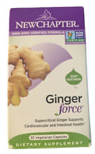 New Chapter Supercritical Organic Ginger Supplement Force Non-GMO 30 Ct 05/2023