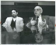 1991 Press Photo American Islamic College Chicago Ghulam-Haider Asad Husain