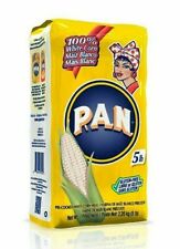 P.A.N. White Corn Meal Precooked Gluten Free Flour for Arepas, 5 Pounds