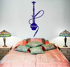 Wall Vinyl Hookah Shisha Smoking Muslim Cool Decal (z3414)