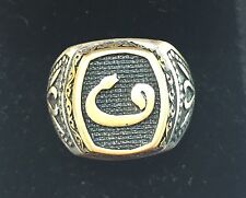 Turkish Handmade Islamic Design 925 Sterling Silver Men's Ring WAW