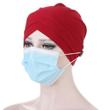 Women's Turban Hat Muslim-Wrap Hair Cap/Cover Hijab Head Scarf Cancer Chemo Hat 