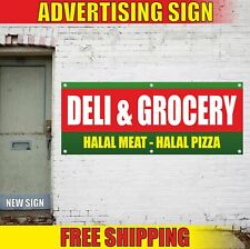DELI & GROCERY HALAL MEAT - HALAL PIZZA Advertising Banner Vinyl Mesh Decal Sign