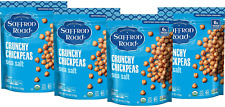 Saffron Road Organic Crunchy Chickpeas, Non-GMO, Gluten-Free, Halal, Sea Salt, 4