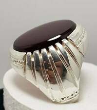 Yameni akik Ring brown Akeek agate Ring Akik Ring Shia Rings Sterling Silver 925